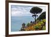 Coastal Vista from Villa Rufulo, Ravello, Italy-George Oze-Framed Premium Photographic Print