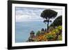 Coastal Vista from Villa Rufulo, Ravello, Italy-George Oze-Framed Photographic Print