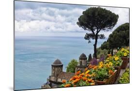 Coastal Vista from Villa Rufulo, Ravello, Italy-George Oze-Mounted Photographic Print