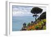 Coastal Vista from Villa Rufulo, Ravello, Italy-George Oze-Framed Photographic Print
