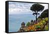 Coastal Vista from Villa Rufulo, Ravello, Italy-George Oze-Framed Stretched Canvas