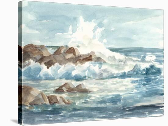 Coastal Watercolor I-Ethan Harper-Stretched Canvas