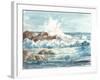 Coastal Watercolor I-Ethan Harper-Framed Art Print