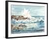 Coastal Watercolor I-Ethan Harper-Framed Art Print