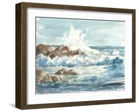 Coastal Watercolor I-Ethan Harper-Framed Art Print