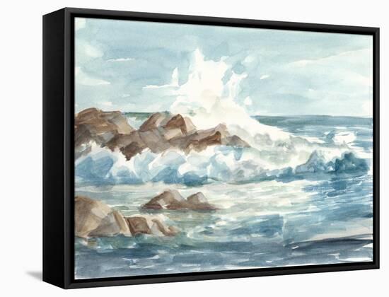 Coastal Watercolor I-Ethan Harper-Framed Stretched Canvas