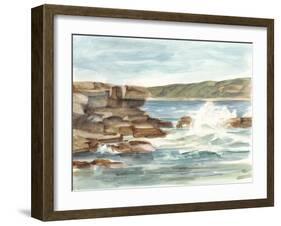 Coastal Watercolor III-Ethan Harper-Framed Art Print