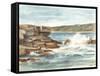 Coastal Watercolor III-Ethan Harper-Framed Stretched Canvas