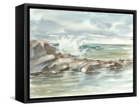 Coastal Watercolor IV-Ethan Harper-Framed Stretched Canvas