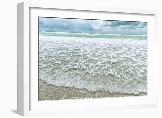 Coastal Wave-Mary Lou Johnson-Framed Art Print