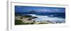 Coastal Waves on Makapuu Beach, Lifeguard Climbing Tower, Oahu, Hawaii, USA-null-Framed Photographic Print