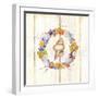 Coastal Wreath and Shell 2-Mary Escobedo-Framed Art Print