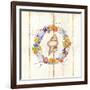 Coastal Wreath and Shell 2-Mary Escobedo-Framed Art Print