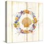 Coastal Wreath and Shell 4-Mary Escobedo-Stretched Canvas