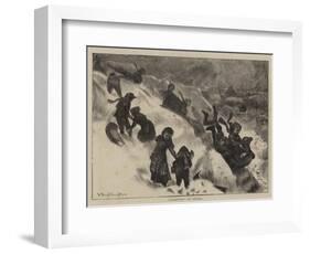 Coasting at Omaha-Arthur Boyd Houghton-Framed Giclee Print