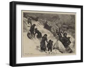 Coasting at Omaha-Arthur Boyd Houghton-Framed Giclee Print