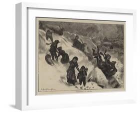 Coasting at Omaha-Arthur Boyd Houghton-Framed Giclee Print