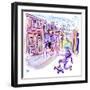 Coasting Down Grape Street-Josh Byer-Framed Giclee Print