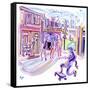 Coasting Down Grape Street-Josh Byer-Framed Stretched Canvas