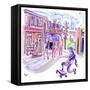 Coasting Down Grape Street-Josh Byer-Framed Stretched Canvas