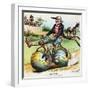 Coasting Political Cartoon-Victor Gillam-Framed Premium Giclee Print