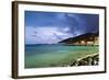 Coastla Town at Dusk, Road Town, Tortola, British Virgin Islands-Massimo Borchi-Framed Photographic Print