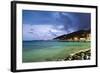 Coastla Town at Dusk, Road Town, Tortola, British Virgin Islands-Massimo Borchi-Framed Photographic Print