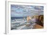 Coastline, 12 Apostles, Great Ocean Road, Port Campbell Np, Victoria, Australia-Martin Zwick-Framed Photographic Print