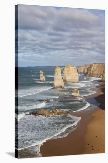 Coastline, 12 Apostles, Great Ocean Road, Port Campbell Np, Victoria, Australia-Martin Zwick-Stretched Canvas