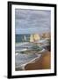 Coastline, 12 Apostles, Great Ocean Road, Port Campbell Np, Victoria, Australia-Martin Zwick-Framed Photographic Print