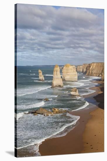 Coastline, 12 Apostles, Great Ocean Road, Port Campbell Np, Victoria, Australia-Martin Zwick-Stretched Canvas