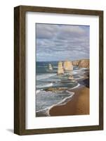 Coastline, 12 Apostles, Great Ocean Road, Port Campbell Np, Victoria, Australia-Martin Zwick-Framed Photographic Print