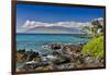 Coastline along Wailea Beach Path near Polo Beach Park, Maui, Hawaii.-Darrell Gulin-Framed Photographic Print