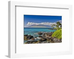 Coastline along Wailea Beach Path near Polo Beach Park, Maui, Hawaii.-Darrell Gulin-Framed Photographic Print