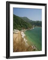 Coastline and Beach at Clearwater Bay in the New Territories, Hong Kong, China Asia-Fraser Hall-Framed Photographic Print