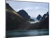 Coastline and Glacier, Greenland, Polar Regions-Milse Thorsten-Mounted Photographic Print