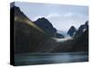 Coastline and Glacier, Greenland, Polar Regions-Milse Thorsten-Stretched Canvas