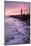 Coastline and Portland Bill Lighthouse at sunset, UK-Ross Hoddinott-Mounted Photographic Print