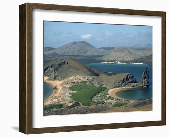 Coastline at Bartolome in the Galapagos Islands, Ecuador, South America-Sassoon Sybil-Framed Photographic Print