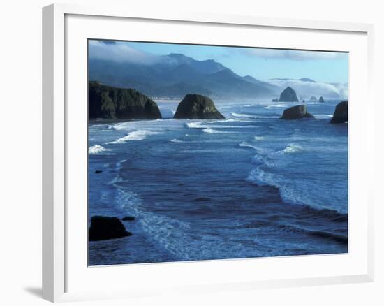 Coastline at Ecola State Park, Oregon Coast, USA-Janis Miglavs-Framed Photographic Print