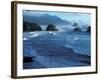 Coastline at Ecola State Park, Oregon Coast, USA-Janis Miglavs-Framed Photographic Print