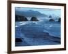 Coastline at Ecola State Park, Oregon Coast, USA-Janis Miglavs-Framed Photographic Print