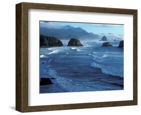 Coastline at Ecola State Park, Oregon Coast, USA-Janis Miglavs-Framed Photographic Print