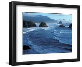 Coastline at Ecola State Park, Oregon Coast, USA-Janis Miglavs-Framed Photographic Print