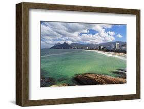 Coastline at Ipanema-George Oze-Framed Photographic Print