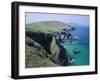 Coastline at Slea Head, Dingle Peninsula, County Kerry, Munster, Republic of Ireland (Eire), Europe-Roy Rainford-Framed Photographic Print