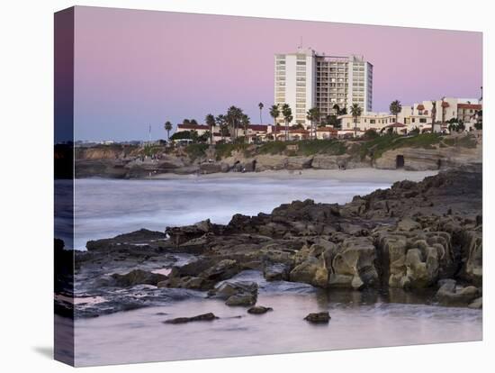 Coastline at Sunset, La Jolla, San Diego County, California, USA-Richard Cummins-Stretched Canvas