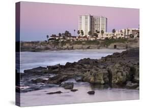 Coastline at Sunset, La Jolla, San Diego County, California, USA-Richard Cummins-Stretched Canvas