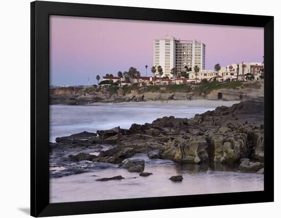 Coastline at Sunset, La Jolla, San Diego County, California, USA-Richard Cummins-Framed Photographic Print