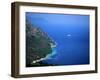 Coastline by Poros, Ionian Islands, Greece-Walter Bibikow-Framed Premium Photographic Print